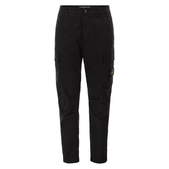  스톤 아일랜드 스트레이트 팬츠 L1S153100032 BLACK