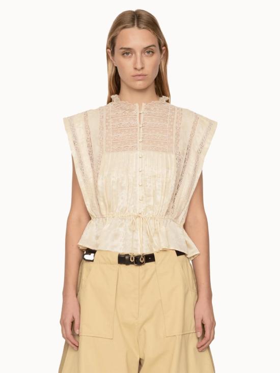  씨뉴욕 블라우스 씨 나이 에델 탑 버터 - SEA NY