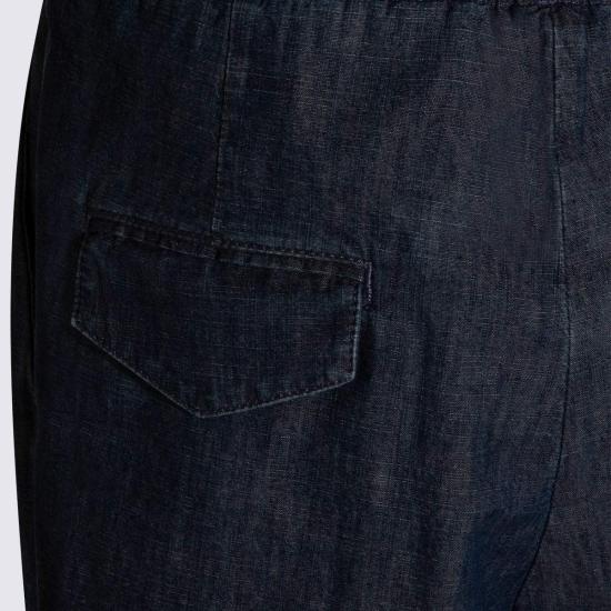  질샌더 팬츠 질 샌더 인디고 코튼  블루 - JIL SANDER