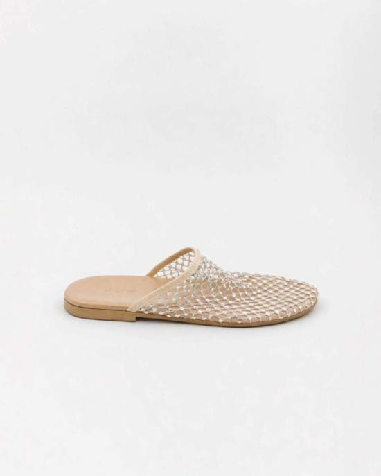  알리지 뮬/슬리퍼 라인스톤 장식 알리시 뮬 슈즈 - ALYSI