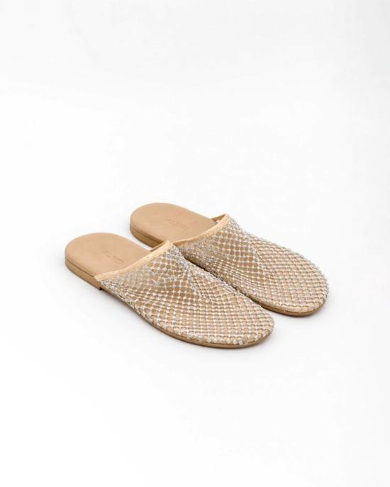  알리지 뮬/슬리퍼 라인스톤 장식 알리시 뮬 슈즈