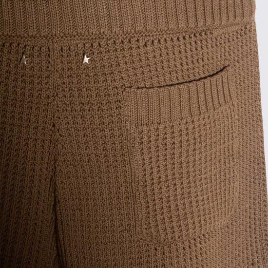  골든구스 숏팬츠 골든 구스 브라운 코튼 반바지 - GOLDEN GOOSE