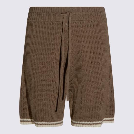  골든구스 숏팬츠 골든 구스 브라운 코튼 반바지