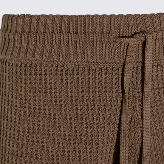  골든구스 숏팬츠 골든 구스 브라운 코튼 반바지 - GOLDEN GOOSE