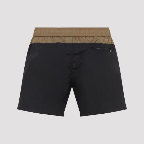  몽클레어 스윔팬츠 몽클레르 폴리아미드 수영 반바지 블랙 - MONCLER