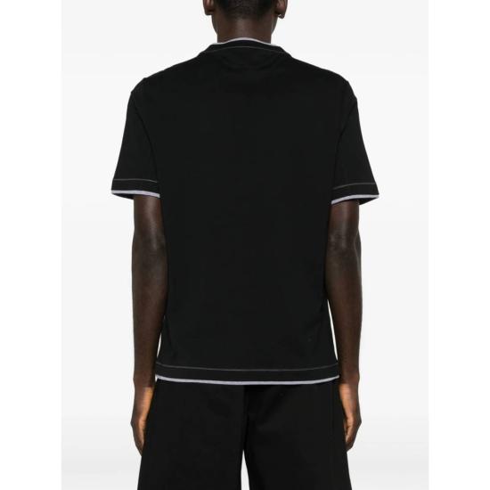  브루넬로 쿠치넬리 반팔 티셔츠 티셔츠 블랙 - BRUNELLO CUCINELLI