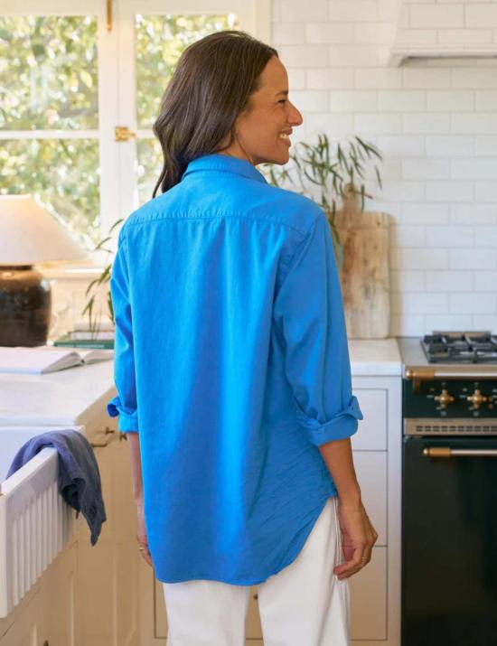  프랭크 앤 에일린 셔츠 프랭크 & 아일린 배리 셔츠 라피스 데님 - FRANK & EILEEN