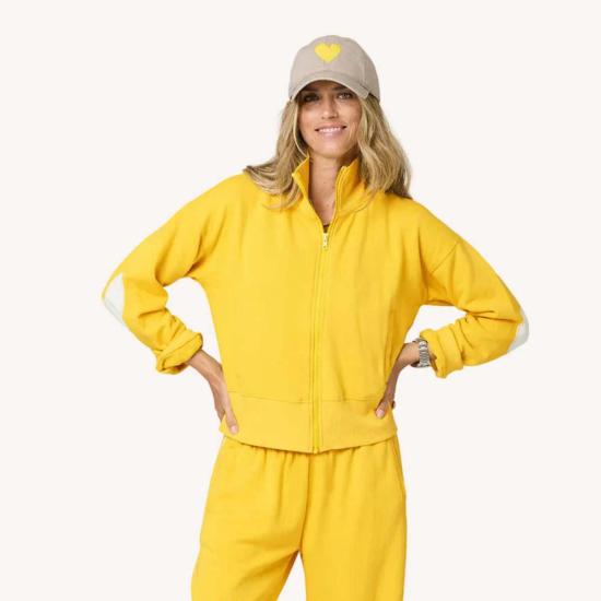  케리 로센탈 스웨터 케리 로젠탈 지퍼업 모크넥 스웨트셔츠