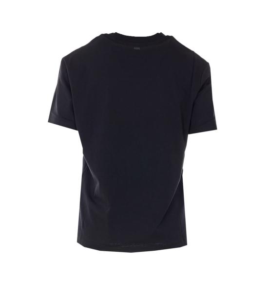  아미 반팔 티셔츠 Ami Alexandre Mattiussi Ami De Coeur 티셔츠 블랙 - AMI