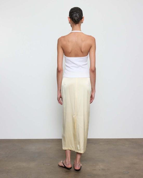  엔자 코스타 미디 스커트 러스터 컬럼 스커트 플랜 - ENZA COSTA