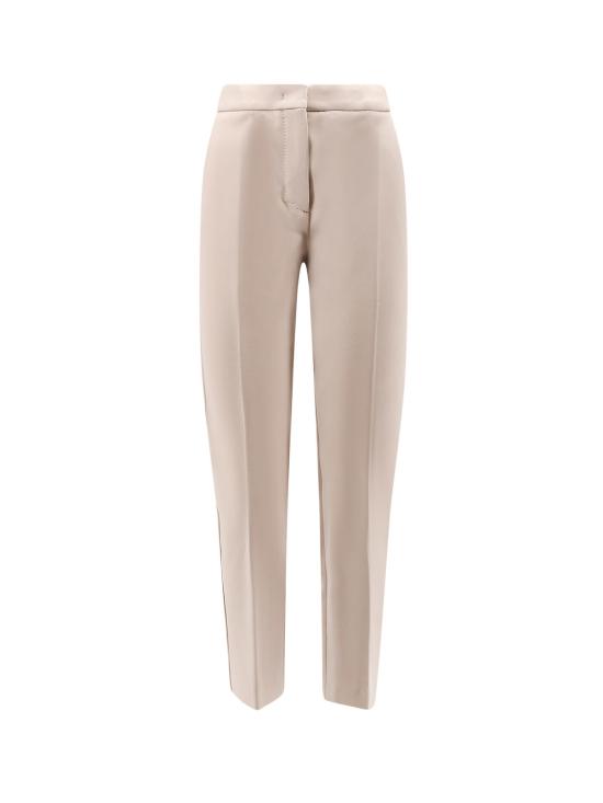  막스마라 스트레이트 팬츠 막스 마라 비스코스 블렌드 페뇨 팬츠 샌드