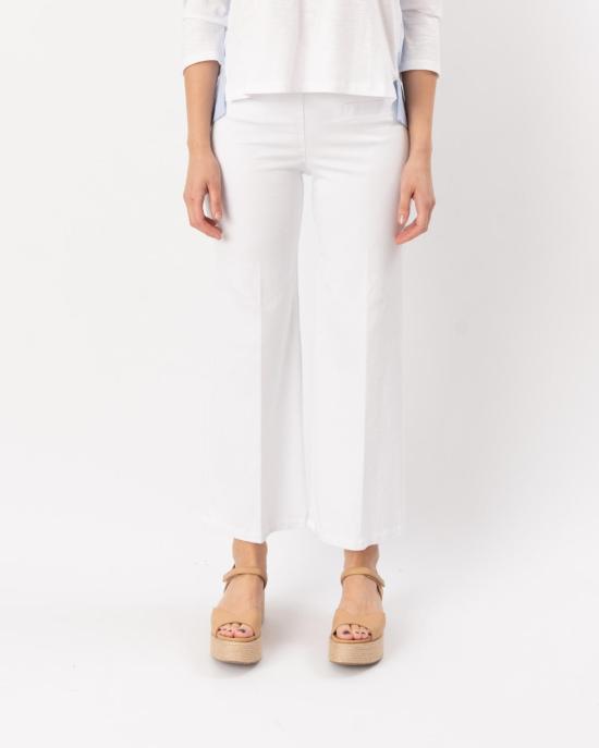  엘리엇 로렌 팬츠 슬릿 포켓 스트레이트 레그  화이트