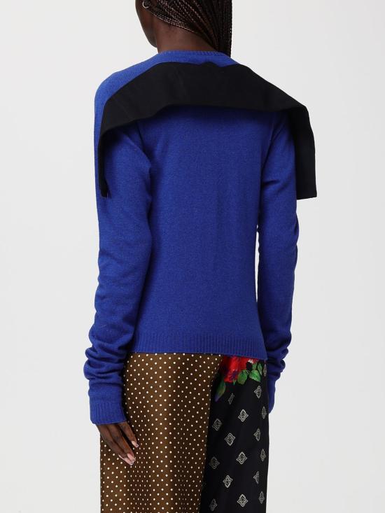 26SS 모스키노 스웨터 08800505 0299 Blue - MOSCHINO