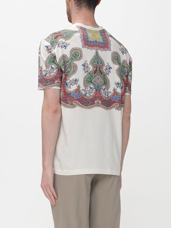 26SS 에트로 반팔 티셔츠 MRMA0002AKI11 X0860 Yellow Cream - ETRO