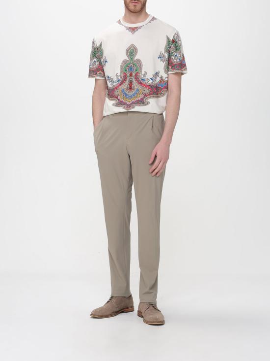 26SS 에트로 반팔 티셔츠 MRMA0002AKI11 X0860 Yellow Cream - ETRO