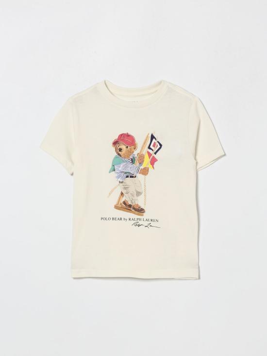 26SS [키즈] 폴로 랄프로렌 티셔츠 322A12428 002 White