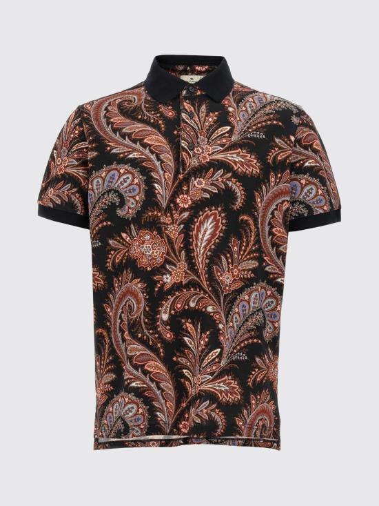 25FW 에트로 폴로 티셔츠 MRMD0004AK930 X0884 Multicolor