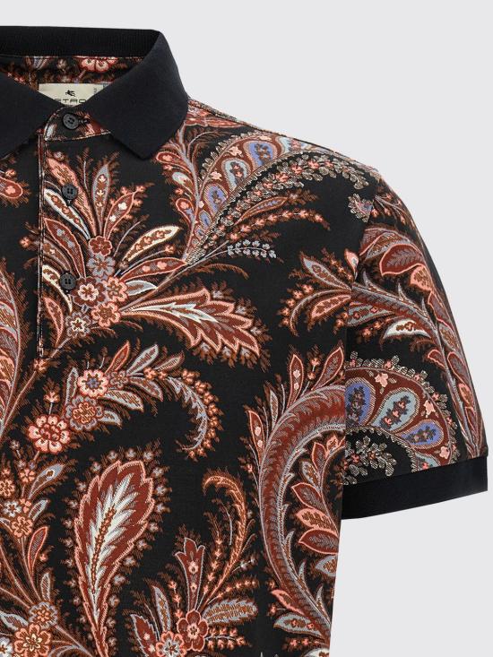 25FW 에트로 폴로 티셔츠 MRMD0004AK930 X0884 Multicolor - ETRO