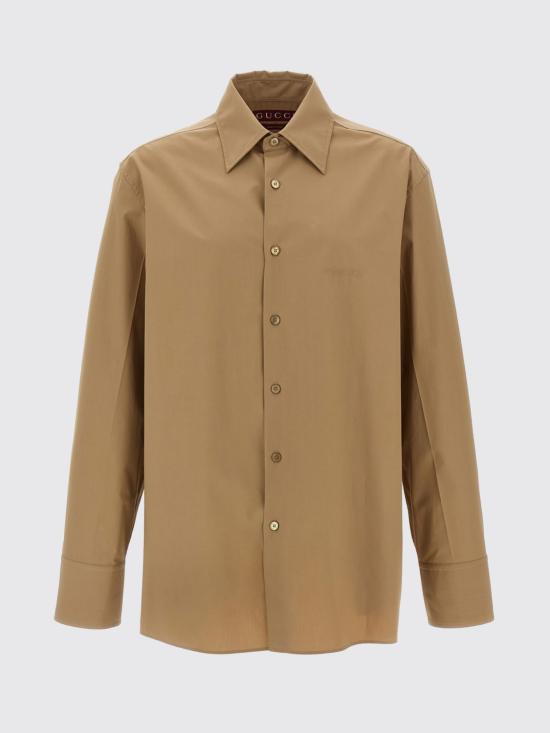 25FW 구찌 클래식 포플린 셔츠 823830Z7AMD 2319 Beige