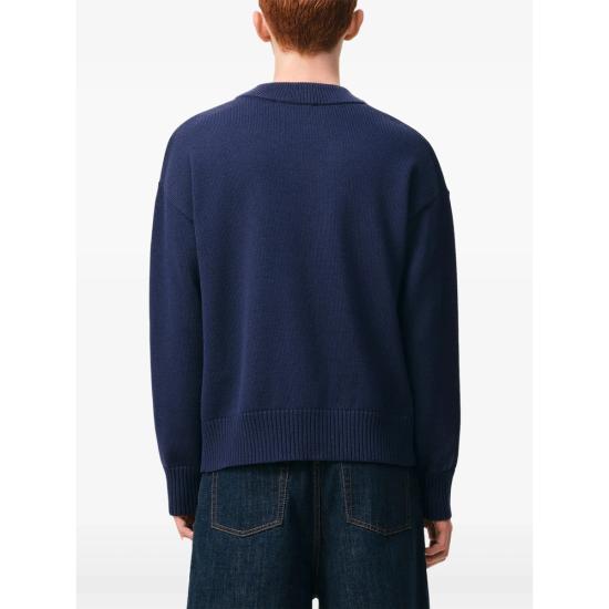 26SS 아미 울 드 하트 가디건 UKC380 KN0156A116 BLUE - AMI