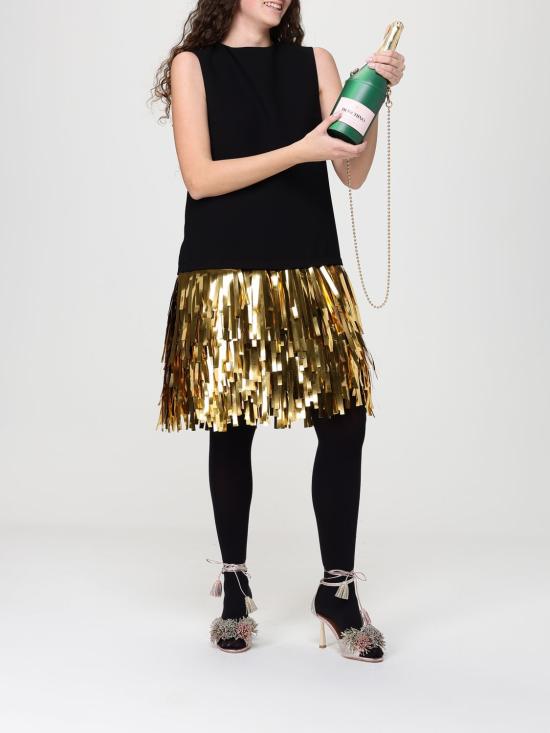 26SS 모스키노 롱 원피스 04350524 2555 Gold - MOSCHINO