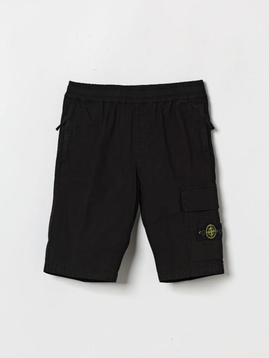 26SS [키즈] 스톤 아일랜드 쇼츠/버뮤다 L100003S0001 V0029 Black