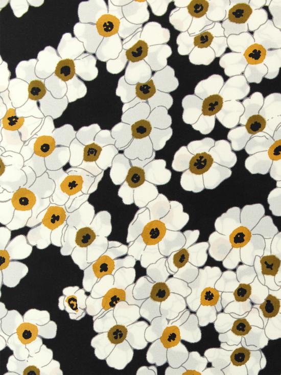  발렌티노 가라바니 머플러/스카프 Valentino Garavani Après L'hiver Primula 스카프 화이트/블랙 - VALENTINO GARAVANI