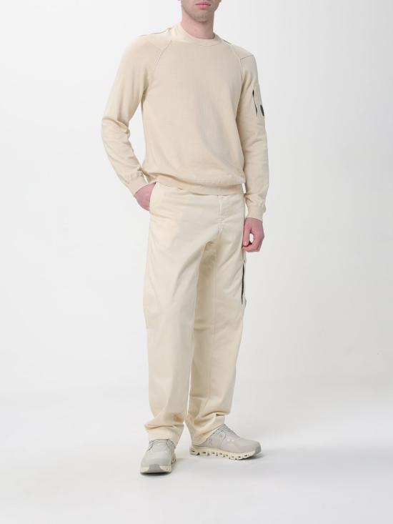 26SS 씨피 컴퍼니 코튼 씨 아일랜드 크루넥 렌즈 니트 20CMKN183A110560A 114 Beige - C.P. COMPANY