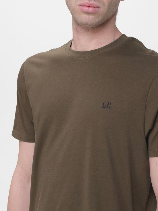 26SS 씨피 컴퍼니 30/1 저지 숏슬리브 고글 티셔츠 RCCMTS725A005100W 683 Green - C.P. COMPANY