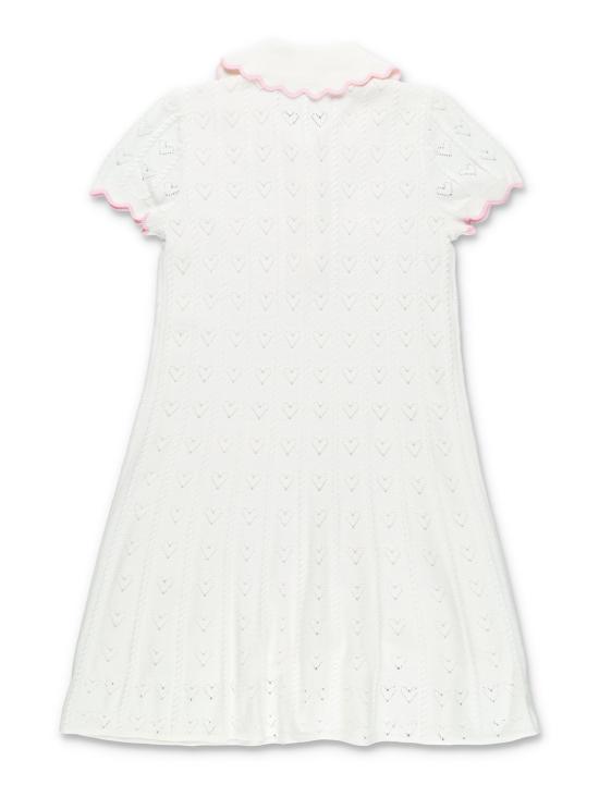 26SS [키즈] 셀프 포트레이트 원피스 RS26 721S C Bianco - SELF PORTRAIT