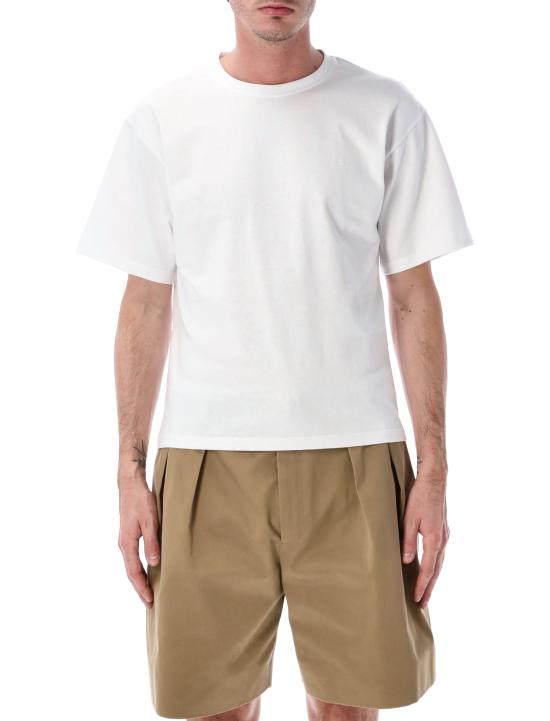 26SS 생로랑 반팔 티셔츠 862769Y38AK 9538 Bianco