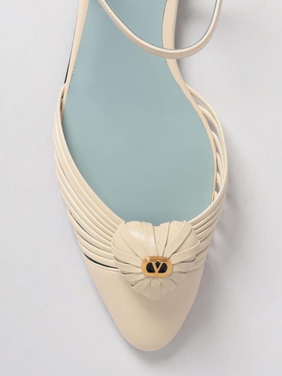 26SS 발렌티노 가라바니 플랫 슈즈 S0LX5DMD REN White - VALENTINO GARAVANI