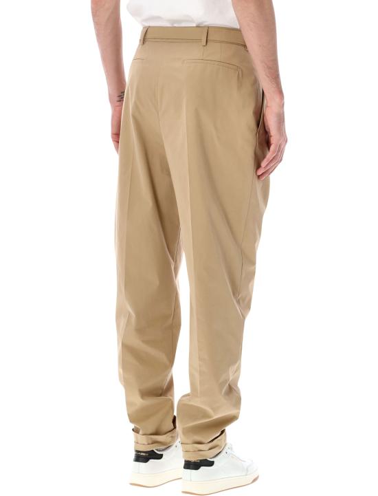 26SS 생로랑 스트레이트 팬츠 854428Y1N29 2601 Beige - SAINT LAURENT