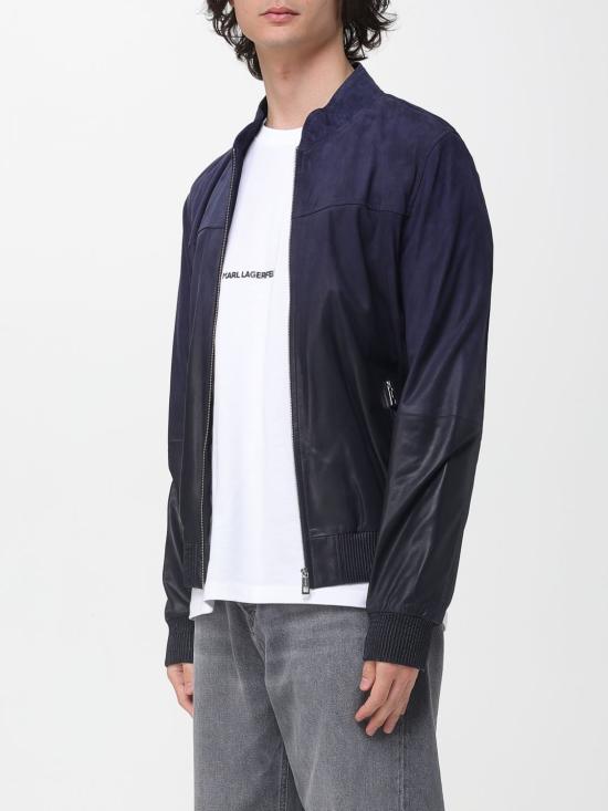 26SS 칼라거펠트 봄버 자켓 556003681402 890 Blue - KARL LAGERFELD