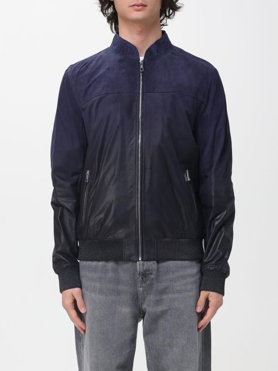 26SS 칼라거펠트 봄버 자켓 556003681402 890 Blue