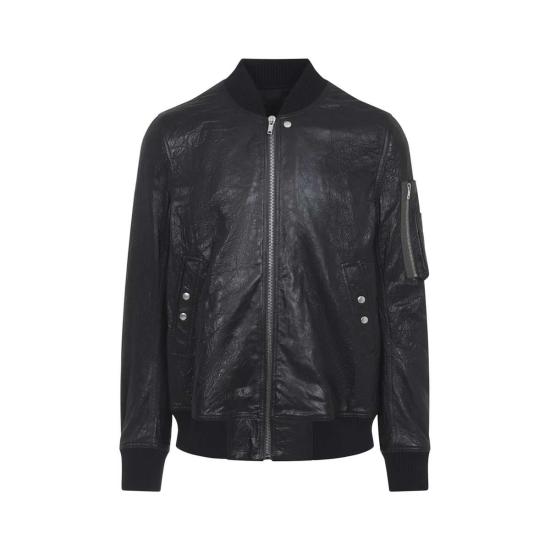  릭 오웬스 봄버 자켓 클래식 플라이트 재킷 블랙 - RICK OWENS