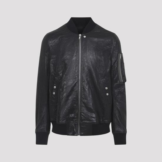  릭 오웬스 봄버 자켓 클래식 플라이트 재킷 블랙 - RICK OWENS