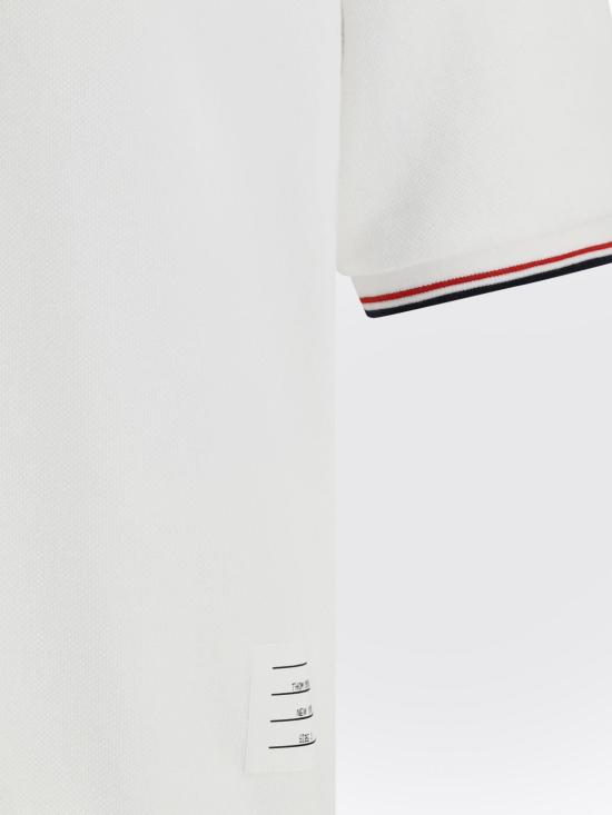 26SS 톰브라운 반팔 티셔츠 MJT558AJ0249 100 White - THOM BROWNE