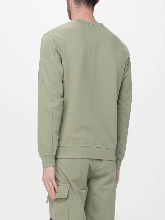 26SS 씨피 컴퍼니 라이트 플리스 크루넥 스웨트셔츠 20CMSS711A002246G 610 Green - C.P. COMPANY