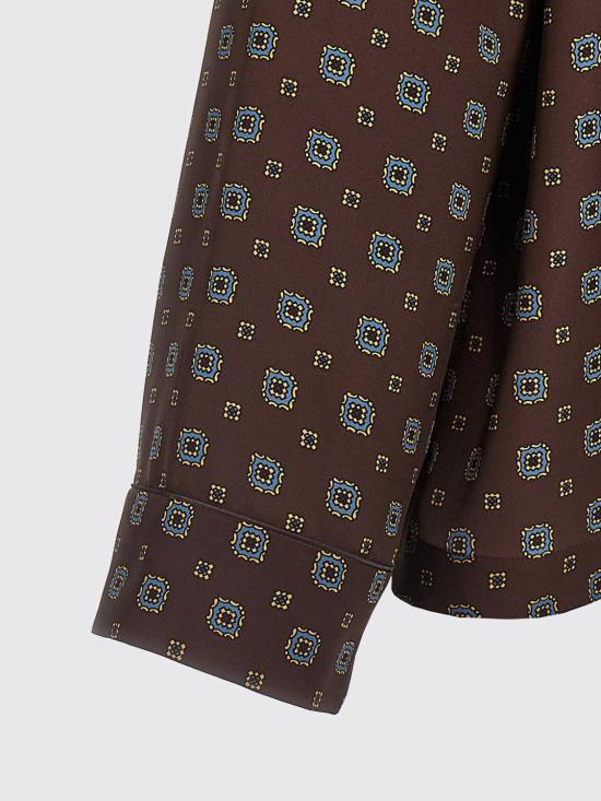 25FW 모스키노 블라우스 02055455 1102 Brown - MOSCHINO