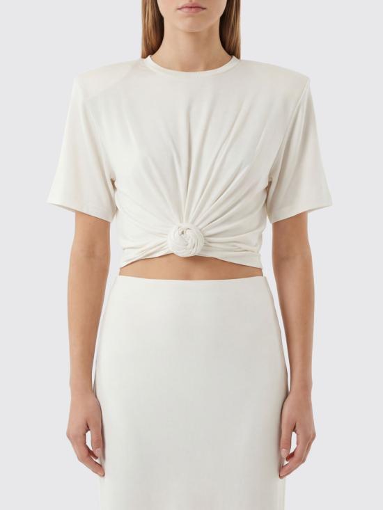 26SS 마그다뷰트림 반팔 티셔츠 172426 Cream