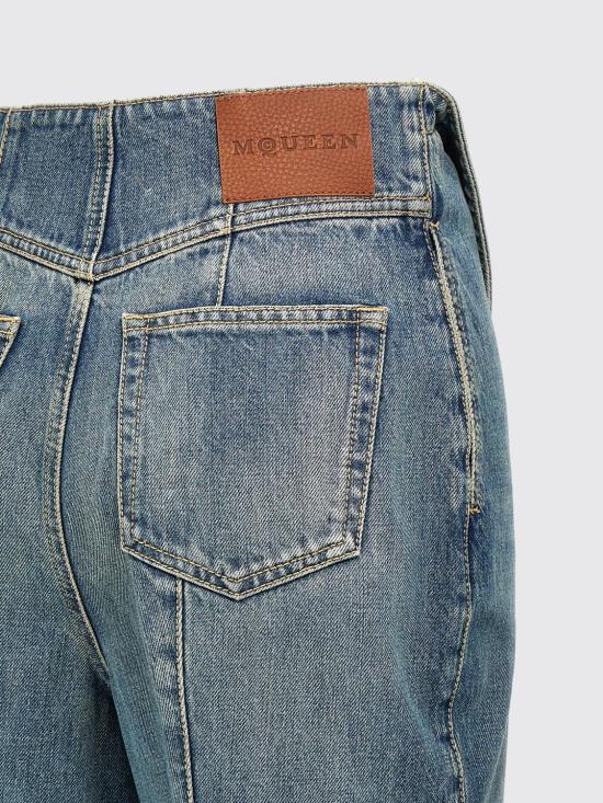 25FW 알렉산더 맥퀸 데님 팬츠 813252QMACV 4315 Indigo - ALEXANDER MCQUEEN