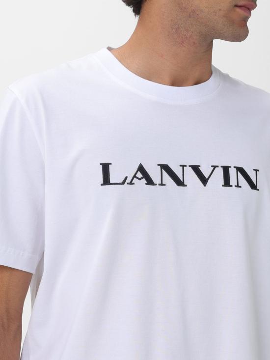 26SS 랑방 반팔 티셔츠 RMTS0012J300H25 01 White - LANVIN