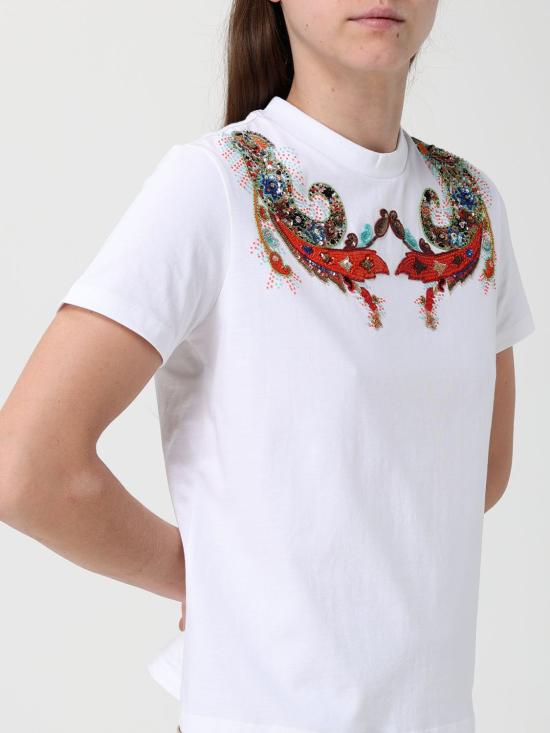 26SS 에트로 반팔 티셔츠 WRMA0006AR114 W0001 White - ETRO