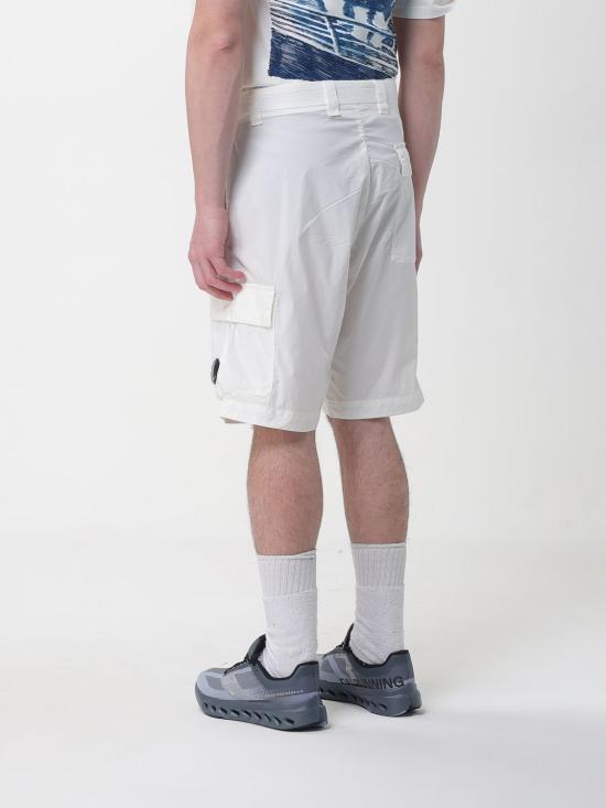 26SS 씨피 컴퍼니 숏팬츠 20CMBE256A006439G 103 White - C.P. COMPANY