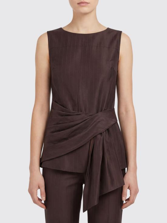 26SS 루루 드 세종 민소매 티셔츠 FONDA DARK Brown