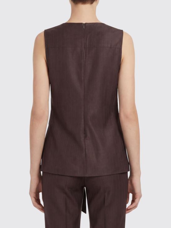 26SS 루루 드 세종 민소매 티셔츠 FONDA DARK Brown - LOULOU DE SAISON