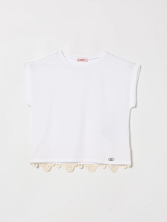 26SS [키즈] 리우조 티셔츠 GA6047JS003 10601 White