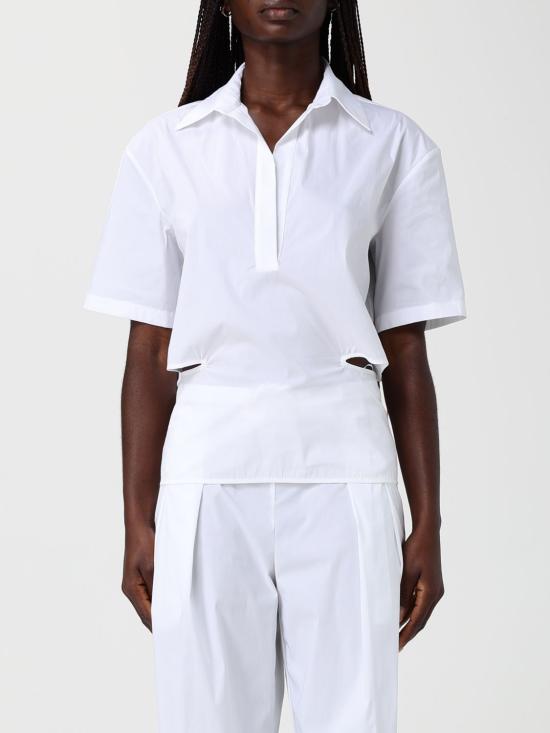 26SS 리비아나 콘티 폴로 티셔츠 L6SK11 A01 0 White