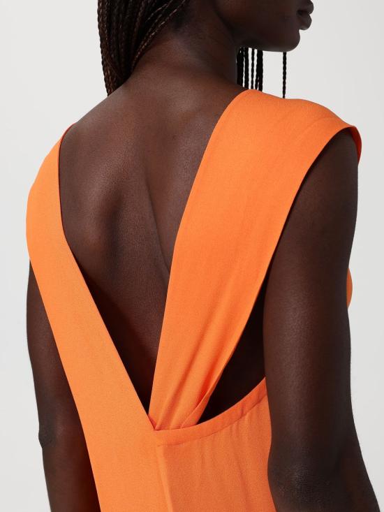 26SS 모스키노 롱 원피스 04200544 0125 Orange - MOSCHINO